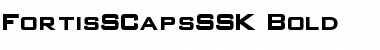 Download FortisSCapsSSK Bold Font