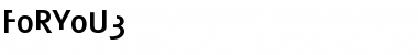 Download FoRYoU3 Regular Font Title Preview