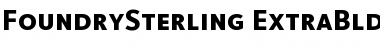 Download FoundrySterling-ExtraBldExpert Regular Font Title Preview