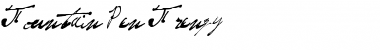 Download Fountain Pen Frenzy Regular Font Title Preview