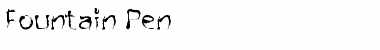 Download Fountain Pen Regular Font Title Preview
