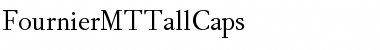 Download FournierMTTallCaps Roman Font Title Preview