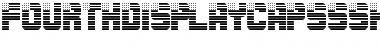 Download FourthDisplayCapsSSK Regular Font Title Preview