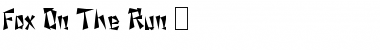 Download Fox On The Run 8 Regular Font Title Preview