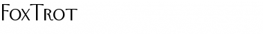 Download FoxTrot Regular Font Title Preview