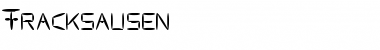 Download Fracksausen Regular Font Title Preview