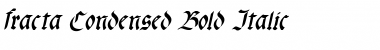 Download fracta Condensed Bold Italic Font Title Preview