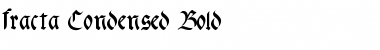 Download fracta Condensed Bold Font Title Preview