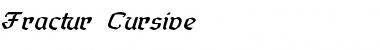 Download Fractur Cursive Normal Font Title Preview