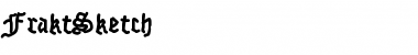 Download FraktSketch Regular Font Title Preview