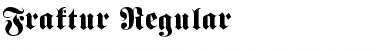 Download Fraktur Regular Font Title Preview