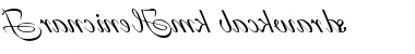 Download FrancineHmk backwards Regular Font Title Preview
