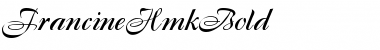 Download FrancineHmkBold Regular Font Title Preview