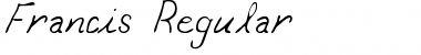 Download Francis Regular Font Title Preview