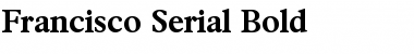 Download Francisco-Serial Bold Font