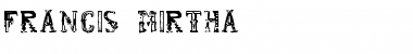 Download francis_mirtha Regular Font Title Preview