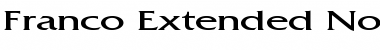 Download Franco Extended Normal Font Title Preview
