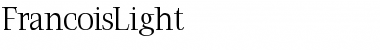 Download FrancoisLight Regular Font Title Preview
