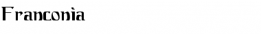 Download Franconia Regular Font Title Preview