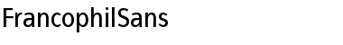 Download FrancophilSans Regular Font Title Preview