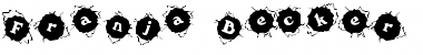 Download Franja Becker Normal Font Title Preview