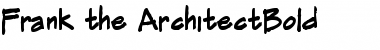 Download Frank the ArchitectBold Regular Font Title Preview