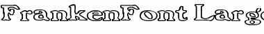 Download FrankenFont Large Hollow Regular Font Title Preview