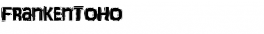 Download FrankenTOHO Regular Font Title Preview