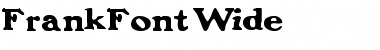 Download FrankFont Wide Regular Font Title Preview