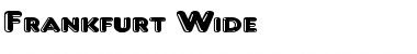 Download Frankfurt Wide Regular Font Title Preview