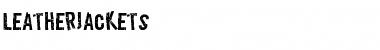 Download LeatherJackets Regular Font Title Preview