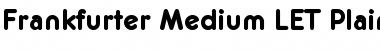 Download Frankfurter Medium LET Plain Font Title Preview