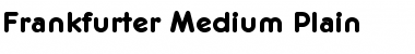 Download Frankfurter Medium Regular Font Title Preview