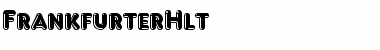 Download FrankfurterHlt Regular Font Title Preview