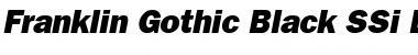 Download Franklin Gothic Black SSi Black Italic Font Title Preview