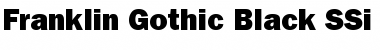 Download Franklin Gothic Black SSi Black Font Title Preview
