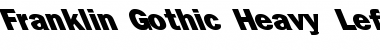 Download Franklin Gothic-Heavy-Lefty Regular Font Title Preview