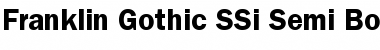 Download Franklin Gothic SSi Semi Bold Font Title Preview