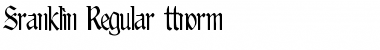 Download Franklin Regular Font Title Preview