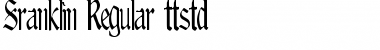 Download Franklin Regular Font Title Preview