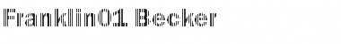 Download Franklin01 Becker Regular Font Title Preview