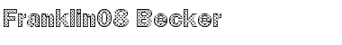 Download Franklin08 Becker Regular Font Title Preview