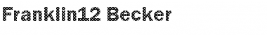 Download Franklin12 Becker Regular Font Title Preview