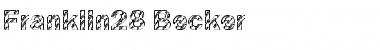 Download Franklin28 Becker Regular Font Title Preview