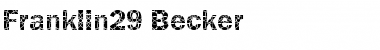 Download Franklin29 Becker Regular Font Title Preview