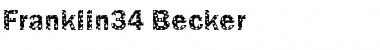 Download Franklin34 Becker Regular Font Title Preview