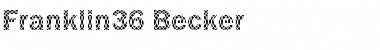Download Franklin36 Becker Regular Font Title Preview