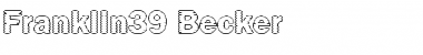 Download Franklin39 Becker Regular Font Title Preview