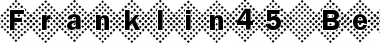 Download Franklin45 Becker Regular Font Title Preview