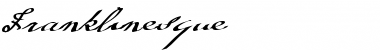 Download Franklinesque Regular Font Title Preview